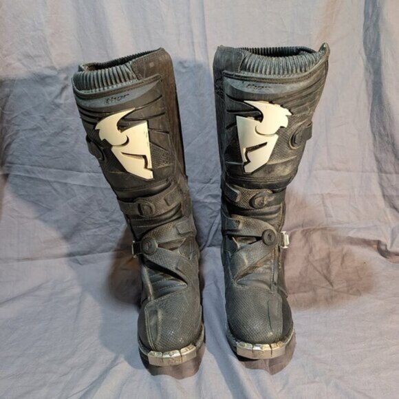 Thor MX Ratchet Motocross Dirtbike Boots Men Size 8 - Picture 1 of 12